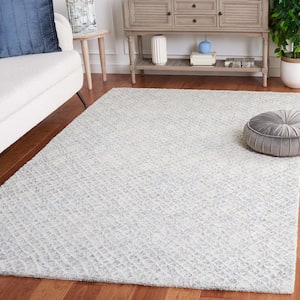 Ebony Gray/Ivory 5 ft. x 8 ft. Diamond Area Rug