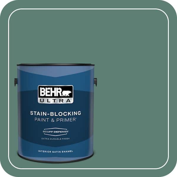 BEHR ULTRA 1 gal. #M440-6 Trellis Vine Extra Durable Satin Enamel Interior Paint & Primer