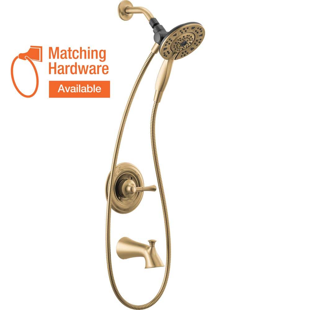 Delta Chamberlain In2ition SingleHandle 4Spray Tub and Shower Faucet