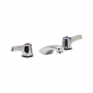 Commercial 8 in. Widespread 2-Handle Bathroom Faucet in Chrome