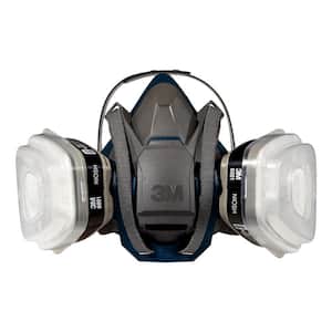 P100 Reusable Project Respirator with Quick Latch Mask, Size Medium