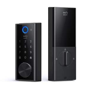 Smart Lock Touch and WiFi Deadbolt Replacement Door Lock with Fingerprint Scanner - Black