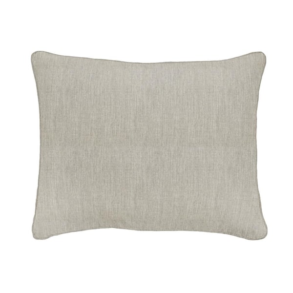 SORRA HOME Sunbrella Canvas Granite Outdoor Corded Throw Pillows (2-Pack)