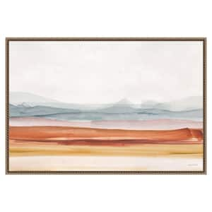 "Sierra Hills 01" by Lisa Audit 1-Piece Floater Frame Giclee Abstract Canvas Art Print 23 in. x 33 in.