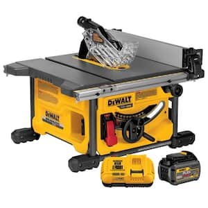 FLEXVOLT 60V MAX Cordless Brushless 8-1/4 in. Table Saw Kit with (1) FLEXVOLT 6.0Ah Battery