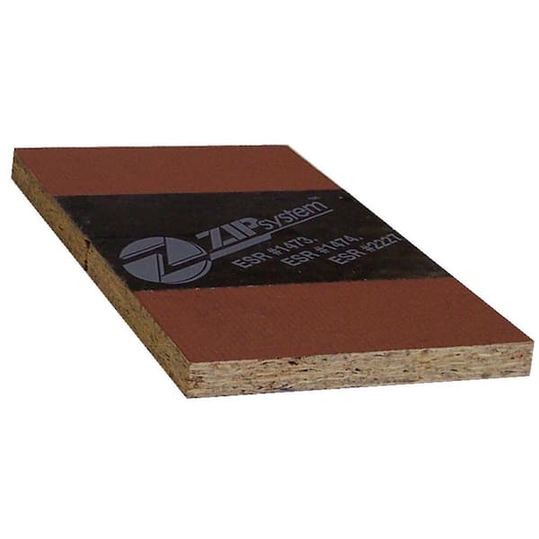 Unbranded 5/8 in. x 4 ft. x 8 ft. Zip System Oriented Strand Board Roof Sheathing