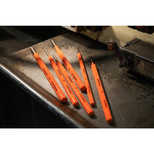 Crescent 7 in. Pin Punch Set (6-Piece) CPPS456 - The Home Depot