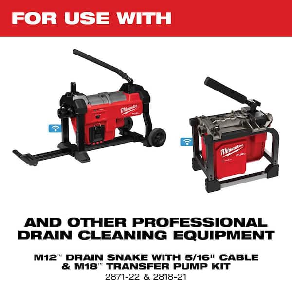 7/8 in. x 15 ft. All Purpose Open Wind Sectional Drain Cleaning Cable