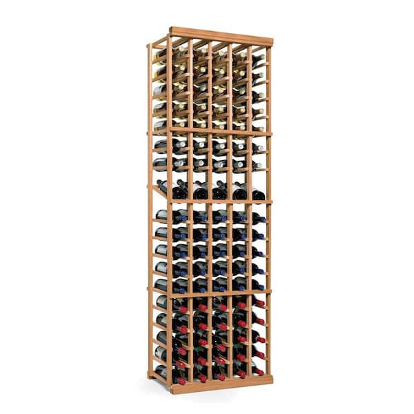 Wine Enthusiast N'Finity 90-Bottle Natural Floor Wine Rack