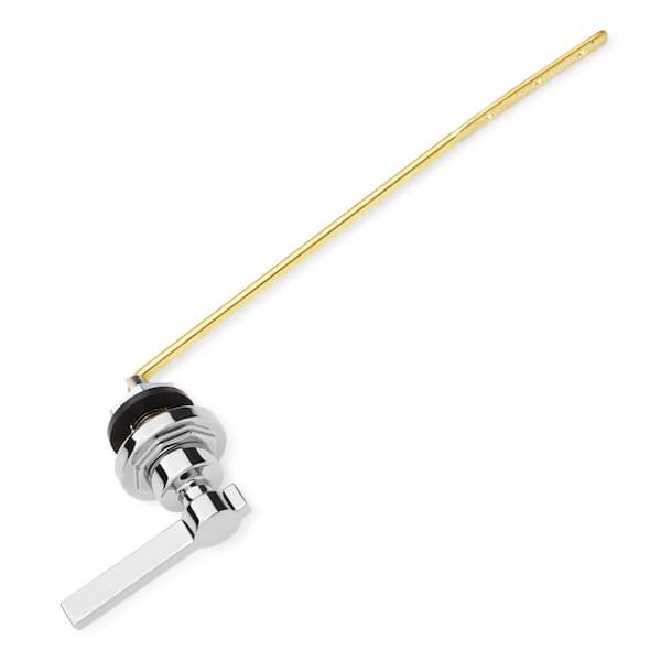 SIGNATURE HARDWARE Greyfield Toilet Tanke Lever for Front Mount with No Additional Features in Chrome