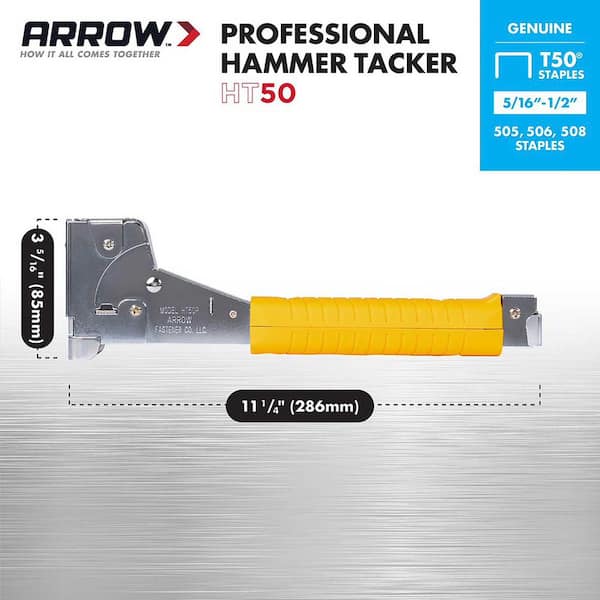 Arrow HT50P Heavy Duty Professional Hammer and Tacker Tool for sale online 