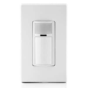 2 Amp Single Pole Decora Motion Sensor In-Wall Switch, Auto-On in White (1-Pack)