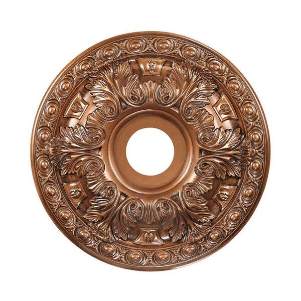 Titan Lighting 18 in. Antique Bronze Ceiling Medallion