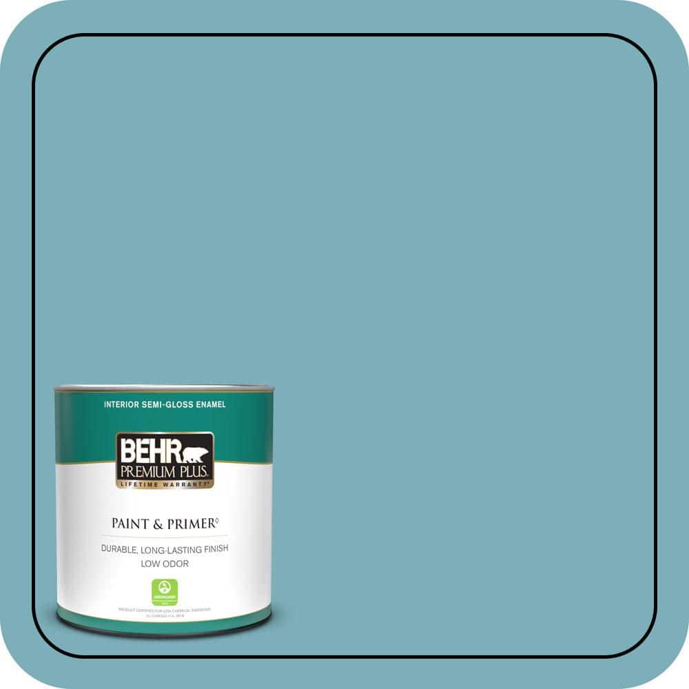 1 qt. #520F-4 November Skies Semi-Gloss Enamel Low Odor Interior Paint & Primer price history on PriceWatchPro