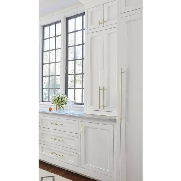 Bar Pulls 7-9/16 in. (192mm) Modern Golden Champagne Bar Cabinet Pull