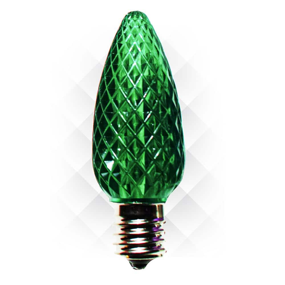 HOLIDYNAMICS HOLIDAY LIGHTING SOLUTIONS C9 LED Green Faceted