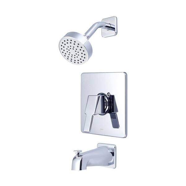 .Proprietary Brand - Not In List i3 1-Handle Wall Mount Tub and Shower Trim Kit in Polished Chrome (Valve Not Included)