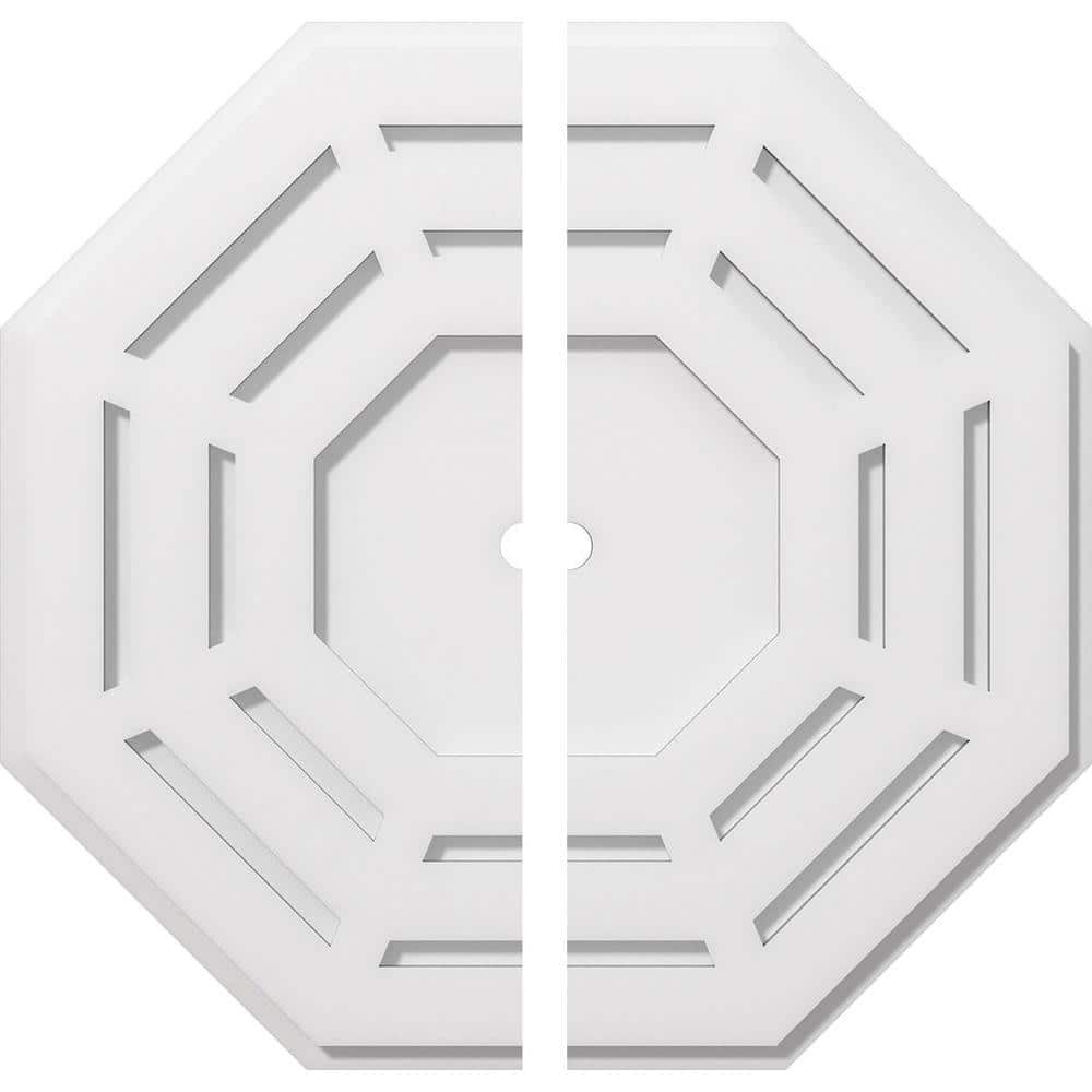 1 in. P X 8-3/4 in. C X 22 in. OD X 1 in. ID Westin Architectural Grade PVC Contemporary Ceiling Medallion, Two Piece price history on PriceWatchPro