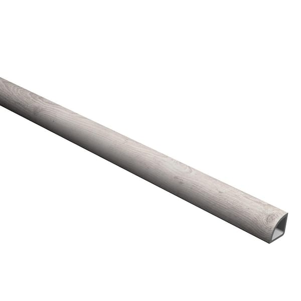 CALI Vinyl Pro Classic Gray Ash 5/8 in. T x 5/8 in. W x 72-5/6 in. L Vinyl Quarter Round