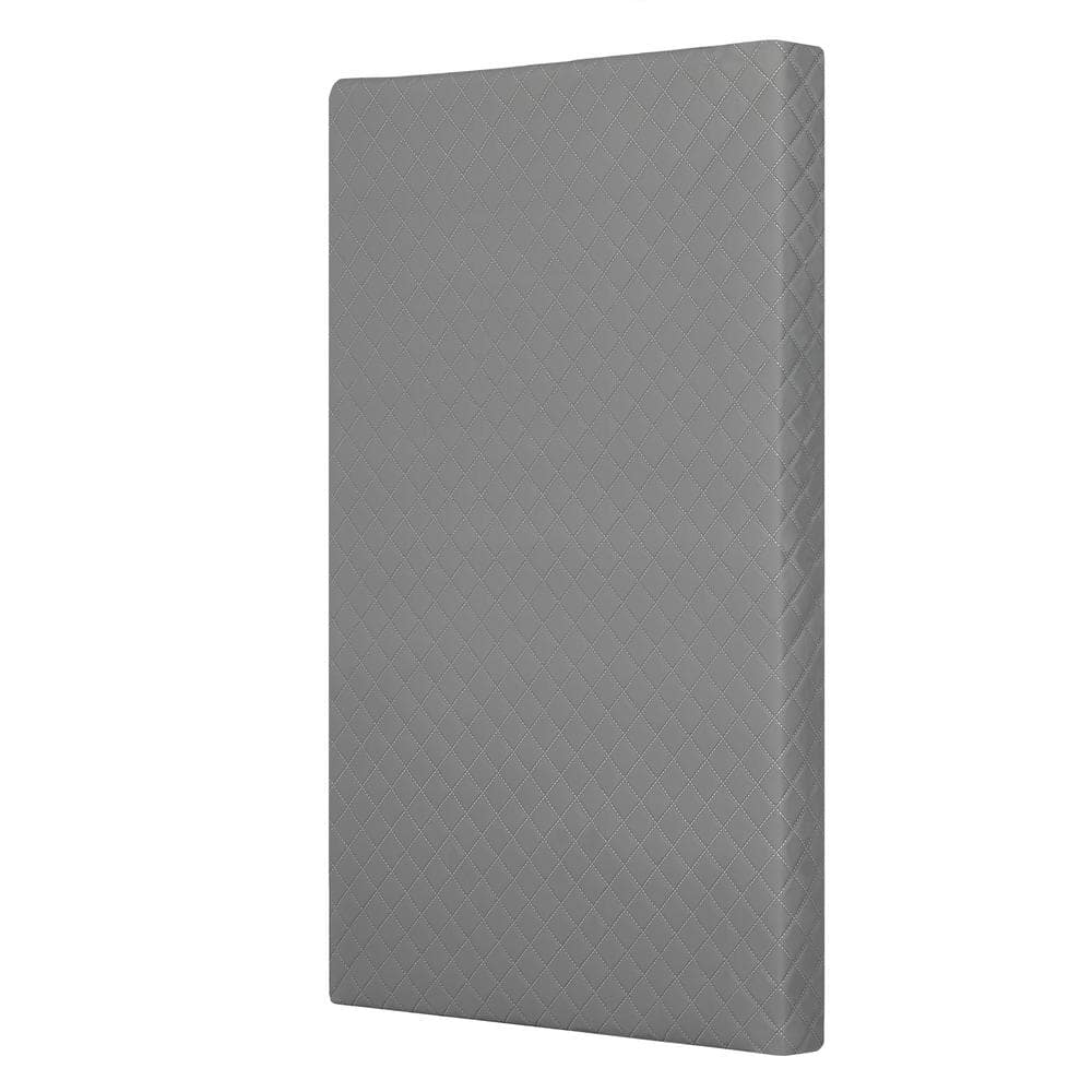 Aster 3" Grey Vinyl Portable Mini Crib Mattress