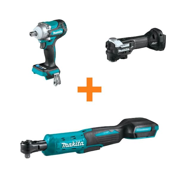 18V LXT Brushless 4-Speed 1/2 in. Impact Wrench and 18V LXT Brushless Multi-Tool with bonus 18V LXT Sq. Drive Ratchet