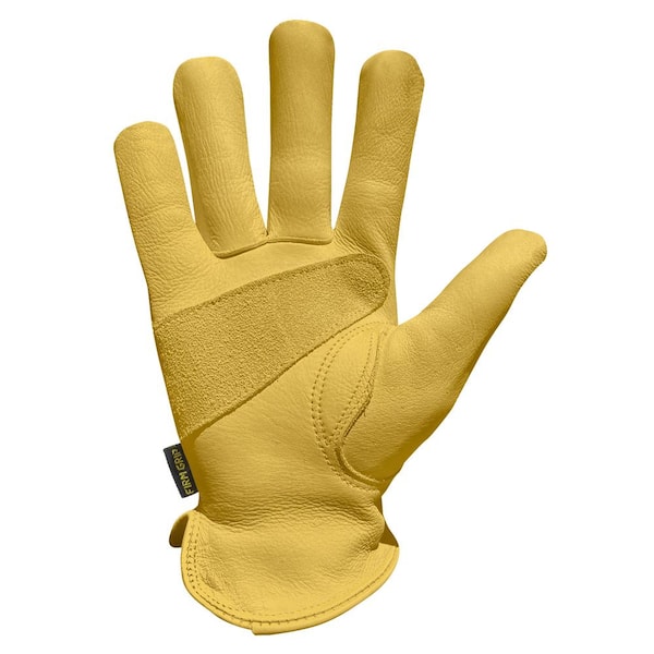 FIRM GRIP Extra Large Winter Cowhide Leather Work Gloves