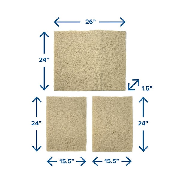 Dial Foamed Polyester Evaporative Cooler Replacement Pad in the