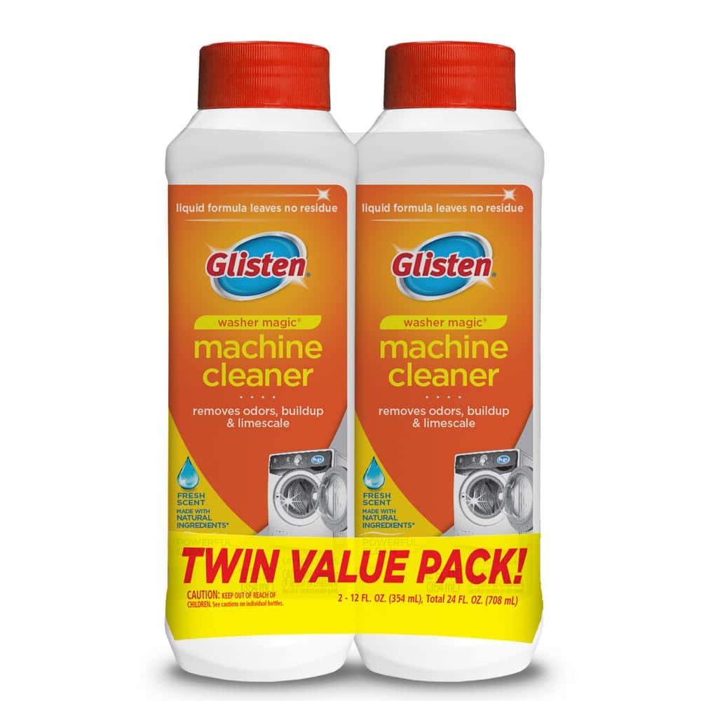 Glisten Washer Magic Liquid Washing Machine Cleaner, Citrus Scent, 354-mL