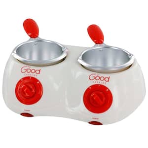 Total Chef Chocolatiere Chocolate Melter and Fondue Pot- 8.8 oz (250 g)  CM10G-CA, Color: Red - JCPenney