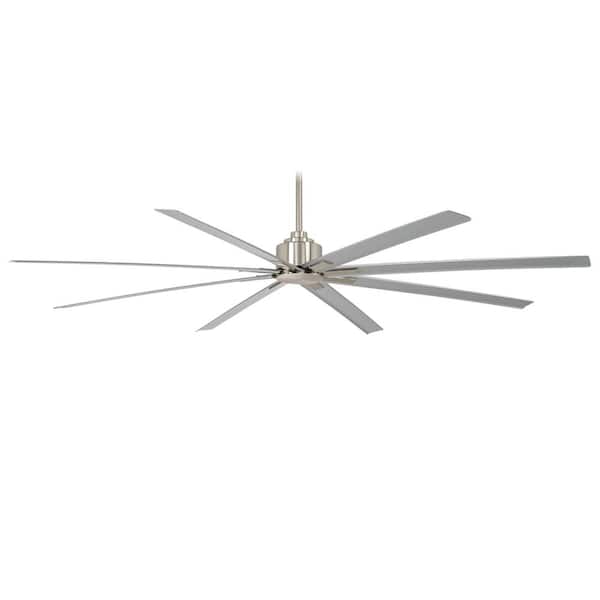 MINKA-AIRE Xtreme H2O 84 in. Indoor/Outdoor Brushed Nickel