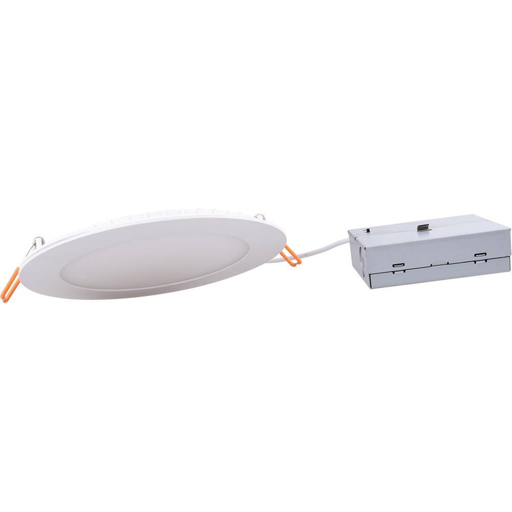 White LED 6" Slim Microdisk Recessed Downlight 4-Pack