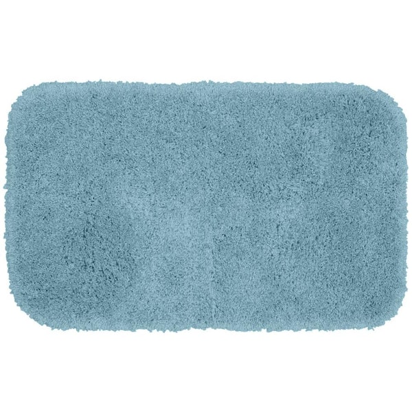 Garland Rug Serendipity Basin Blue 24 in. x 40 in. Washable Bathroom Accent Rug