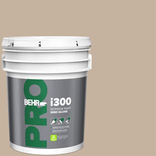 5 gal. #MQ2-32 Mink Haze Semi-Gloss Interior Paint