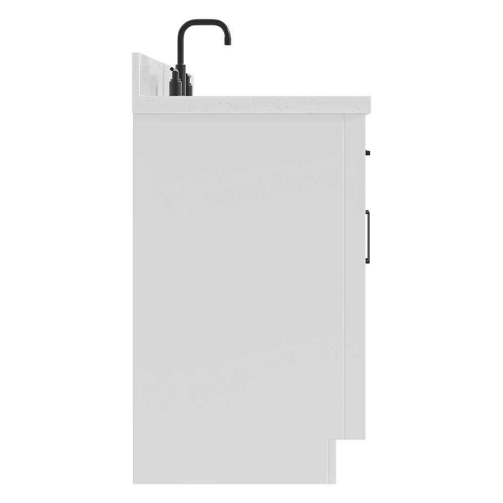 Hepburn 60" White Freestanding Single Basin Vanity Set