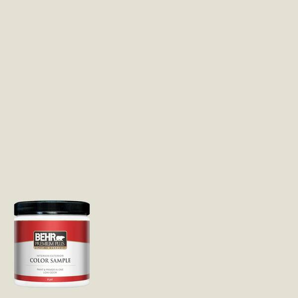 Limestone Ranch Paint BEHR PREMIUM PLUS 8 oz. #PPF-15 Crushed Limestone Flat Interior ...