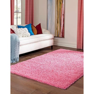 346845 8' x 10' Cream Carpet Ultra Soft & Plush ECARPETGALLERY Abstract Shag Rug 
