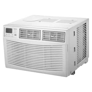 10,000 BTU 115V Window Air Conditioner Cools 450 Sq. Ft. with Remote Control in White