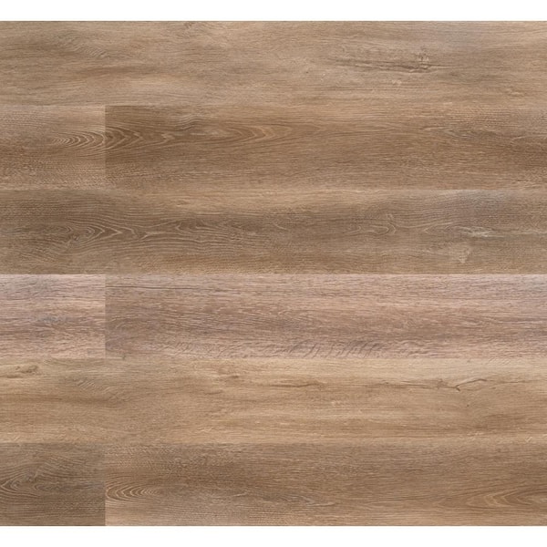 MSI Take Home Sample - Lauren Springs Oak 7 in. W x 7 in. L Brown Waterproof Laminate Wood Flooring (0.34 sq. ft./each)