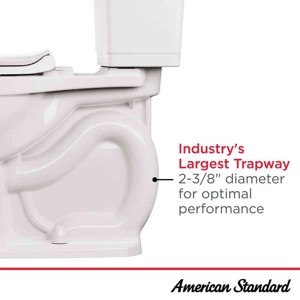 Champion 4 White Vitreous China Elongated Two-Piece Toilet