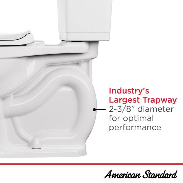 American Standard - Champion 4 Tall Height 1-Piece 1.6 GPF Single Flush Elongated Toilet in White, Seat Included