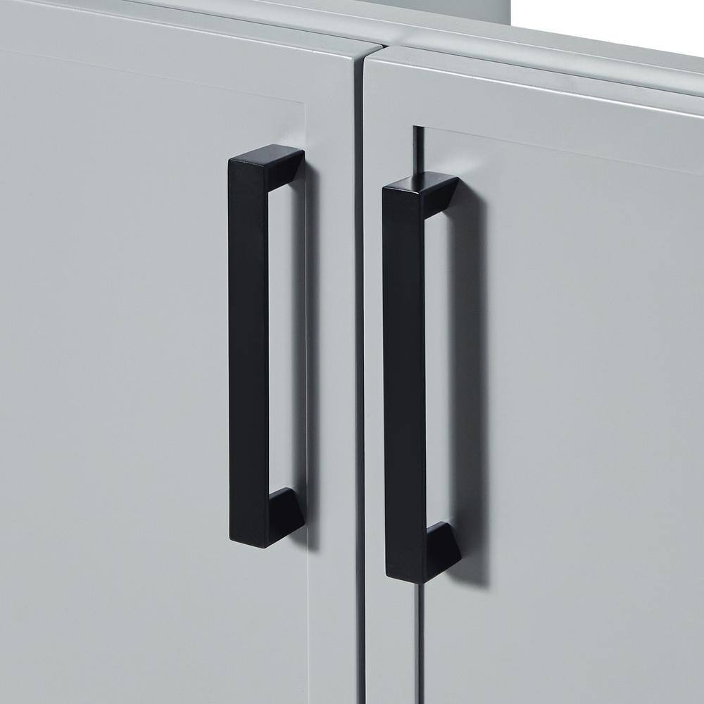 Kelly 42" Light Gray Wood Freestanding Vanity Cabinet