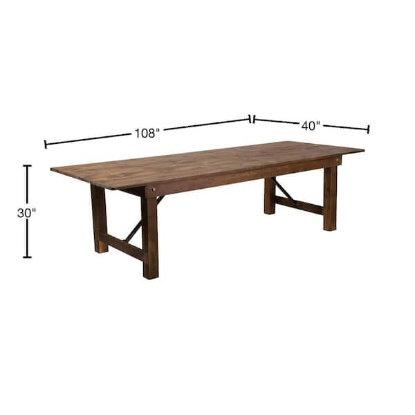 30 x 60 farmhouse table