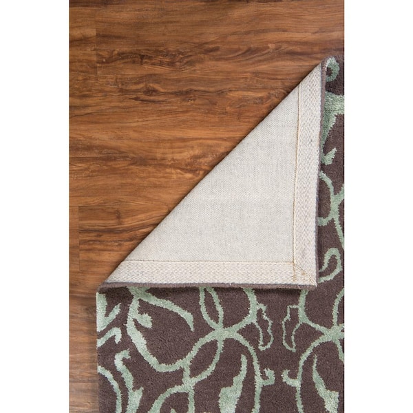 Allure Wool Crystal Brown/Blue 2 ft. x 3 ft. Accent Rug