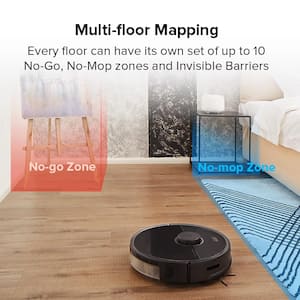 S5 Max Wi-Fi Enabled Robotic Vacuum Cleaner with Mopping, Electric-Tank, Lidar Navigation and Multi-Floor Mapping