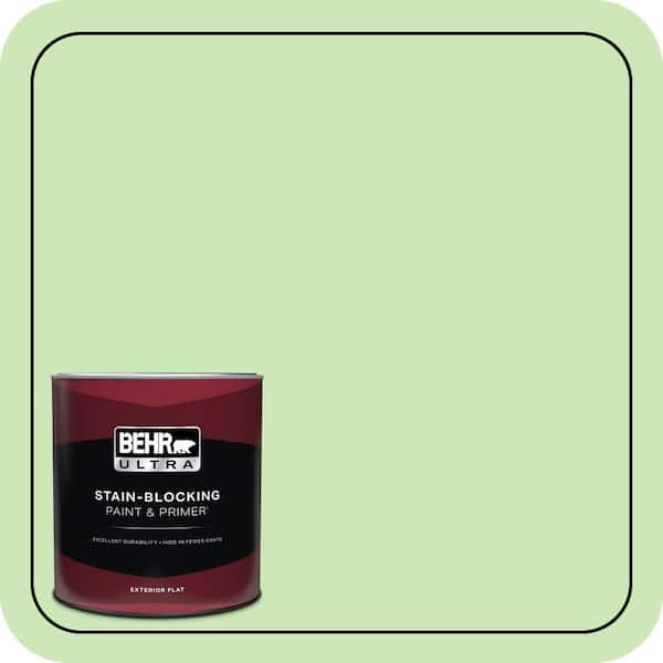 BEHR ULTRA 1 qt. #430A-3 Fairway Mist Flat Exterior Paint & Primer