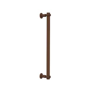 Contemporary 18 in. Back to Back Shower Door Pull in Antique Bronze