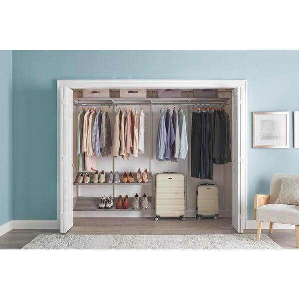 Modular Closet System - A Hanging Closet Organizer Including Closet  Shelves, Drawers for Clothes, and General Closet Storage for Bedroom  Organization