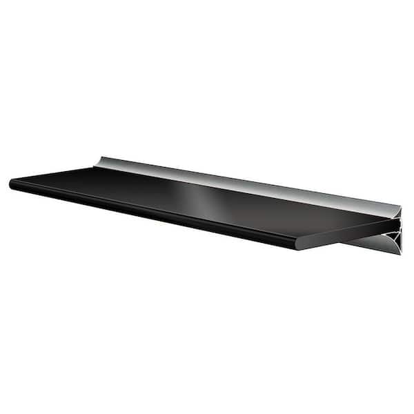 Home Decorators Collection Gallery 8 in. x 32 in. Black Shelf