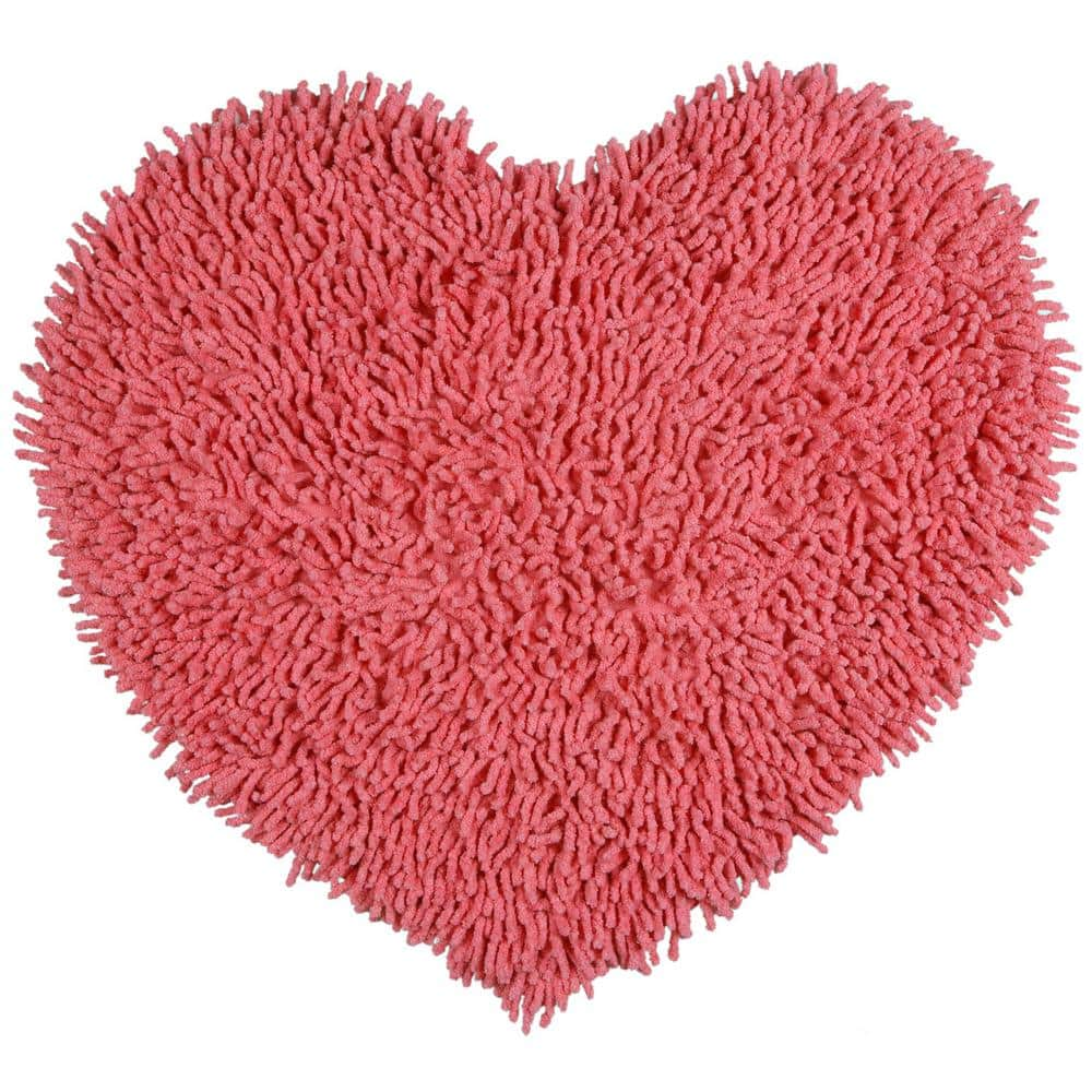 Pink Shag Chenille Twist 1 ft. 8 in. x 2 ft. Accent Rug CHS1004H