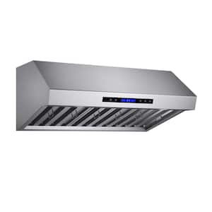 Palazzo 36 in. Ducted Wall Mounted Range Hood in Stainless Steel, 500 CFM